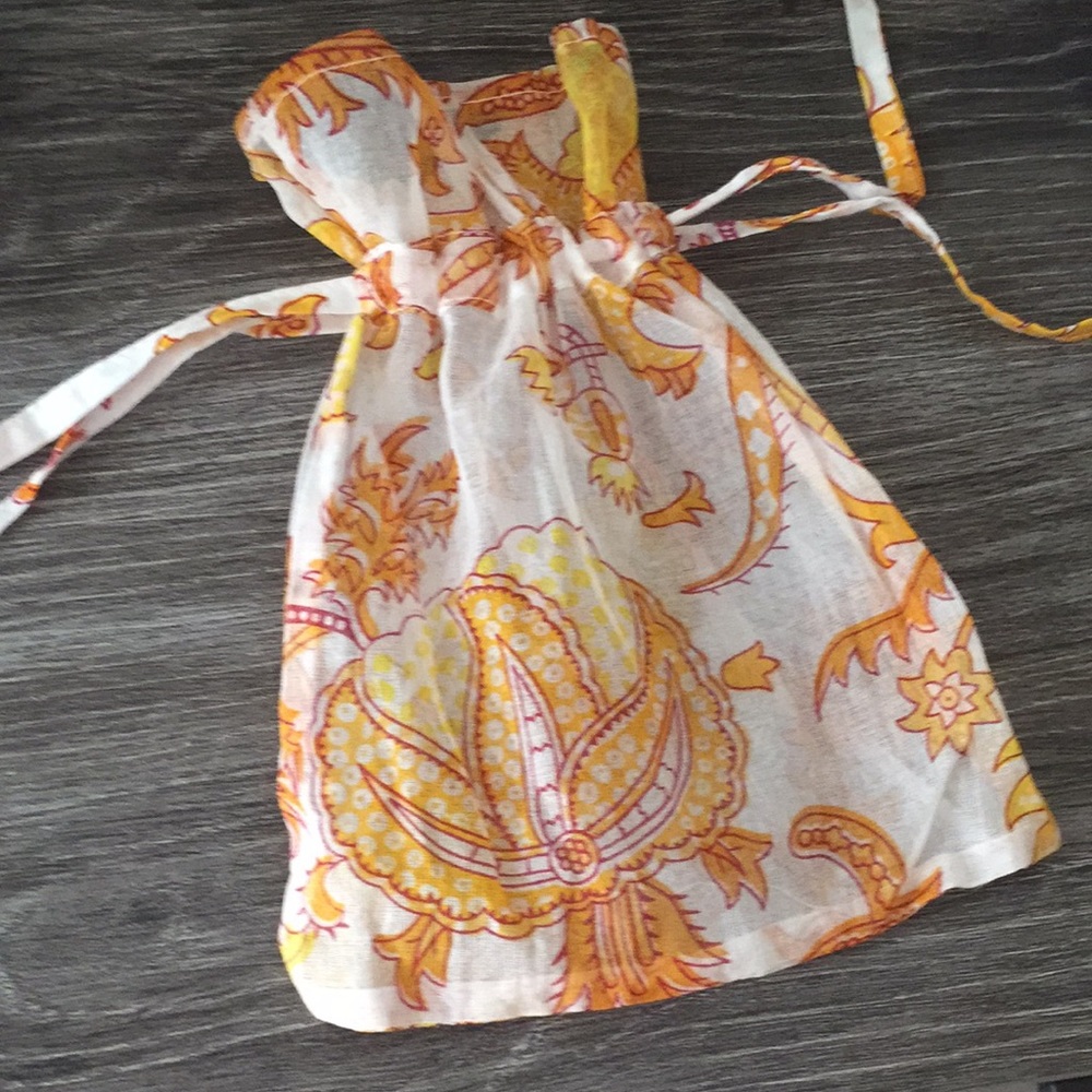 Roller Rabbit yellow Amanda gift bag